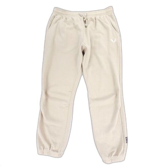 ASRV DSG-0497 Rainplus Lightweight Relaxed Sweatpants Ivory Cream Fleece Jogger - Picture 1 of 11
